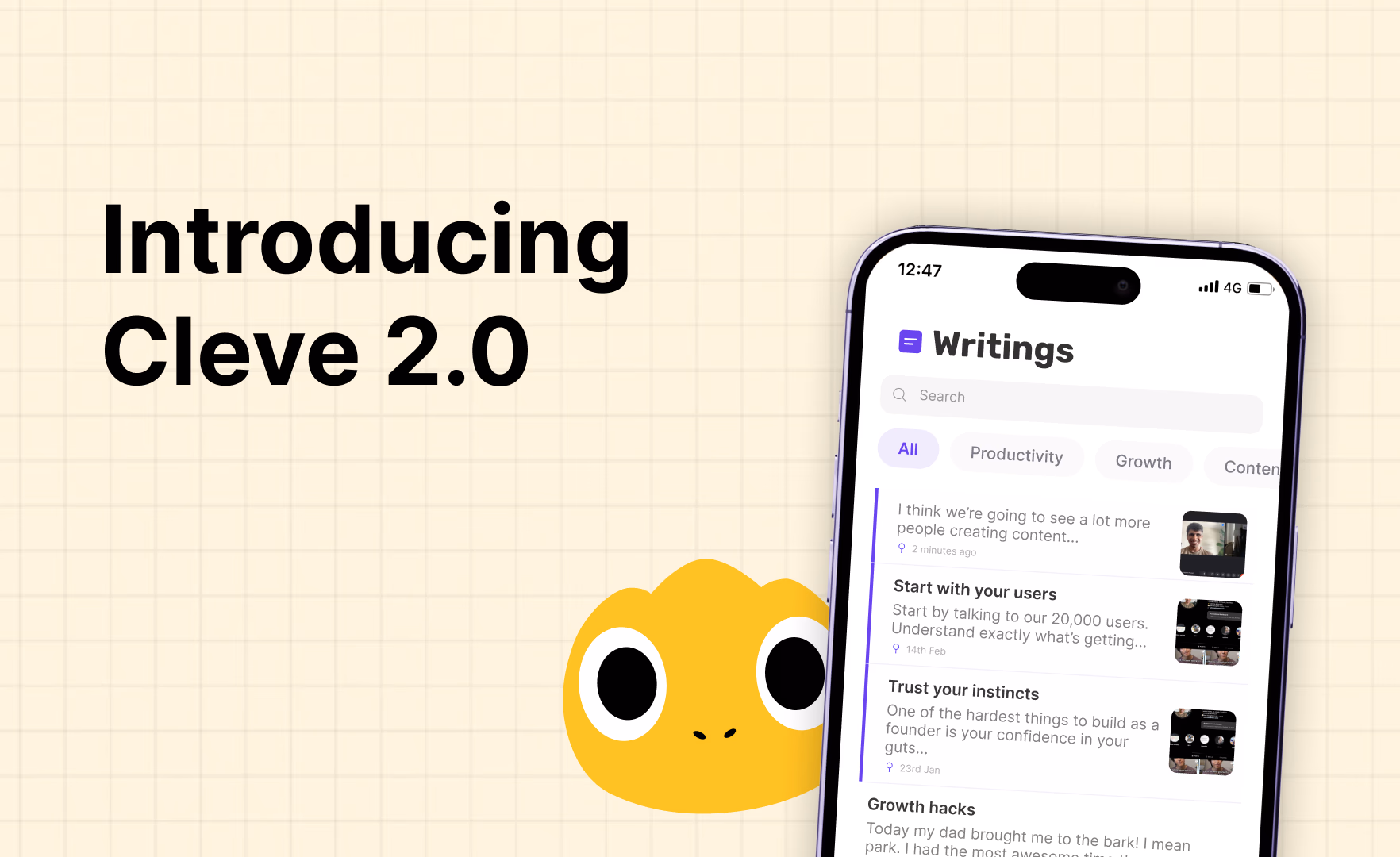 Introducing Cleve 2.0: Now with mobile app and advanced AI