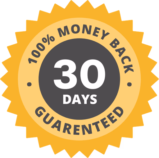 30 day money back guarantee