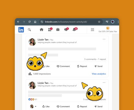 Step 2 wait while Cleve AI builds your LinkedIn Wrapped report